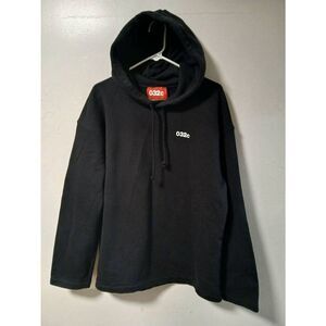 032c logo ORGANIC COTTON mens medium sweatshirt thick black hoodie pullover